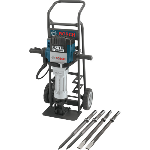 Marteau de d&eacute;molition Brute Turbo avec chariot deluxe Rock Safety Industrial Ltd