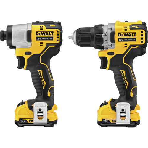 Xtreme Brushless Drill & Impact Driver Kit, Lithium-Ion, 12 V Rock Safety Industrial Ltd