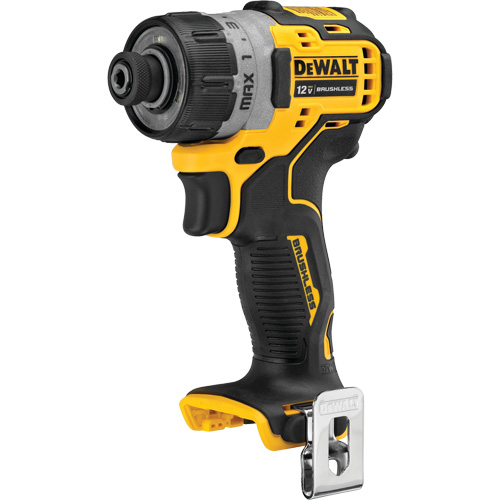 Xtreme Brushless Screwdriver (Tool Only), 1/4", 12 V, 200 UWO Max. Torque, Lithium-Ion Battery Rock Safety Industrial Ltd