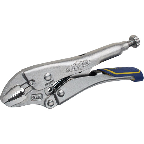 Pince-&eacute;tau avec coupe-fil Fast Release, Longueur 5", M&acirc;choire courb&eacute;e Rock Safety Industrial Ltd