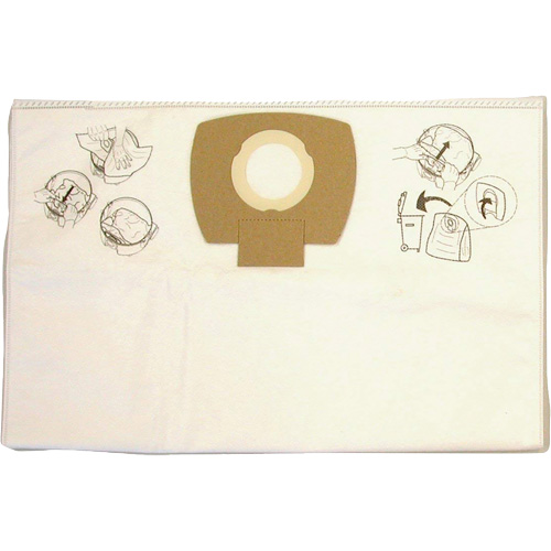Paper Vacuum Filter Bags, 8 US gal. Rock Safety Industrial Ltd