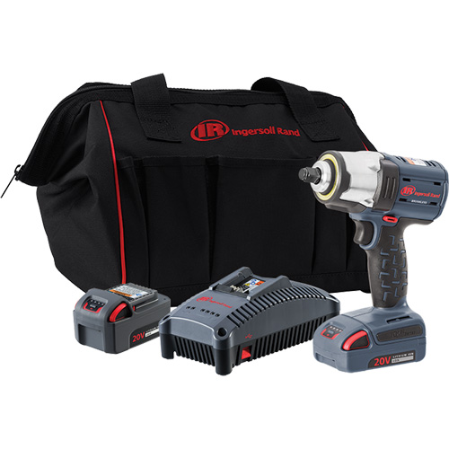 IQv20 Compact Cordless Impact Wrench Kit, 20 V, 3/8" Socket Rock Safety Industrial Ltd