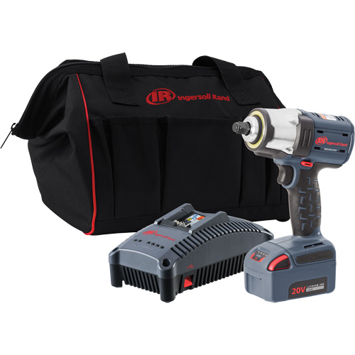 IQv20 Compact Cordless Impact Wrench Kit, 20 V, 1/2" Socket Rock Safety Industrial Ltd