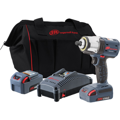 Ensemble de cl&eacute;s &agrave; chocs compactes sans fil IQv20, 20 V, Mandrin 1/2" Rock Safety Industrial Ltd