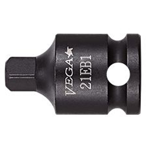 Socket Adapter, Impact, 3/8" Drive, 1/2" Socket, 1.5" L, Pin Rock Safety Industrial Ltd