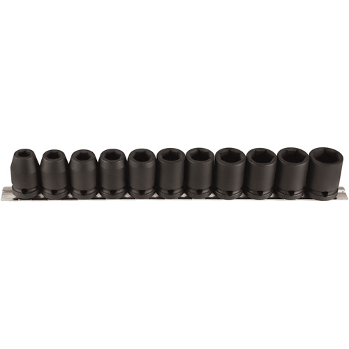 Jeu de douilles, 11 Mcx, Chocs, Prise de 1/2" Rock Safety Industrial Ltd