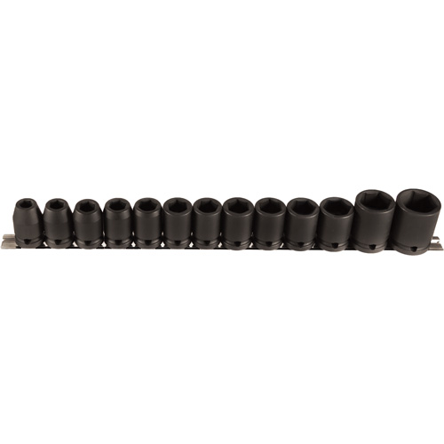 Socket Set, 13 Pcs, Impact, 1/2" Drive Size Rock Safety Industrial Ltd