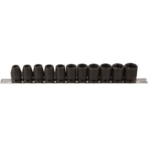 Jeu de douilles, 11 Mcx, Chocs, Prise de 1/2" Rock Safety Industrial Ltd