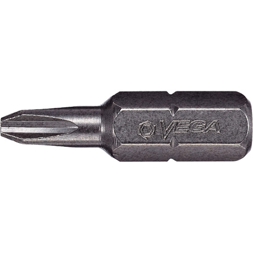 Embout &agrave; t&ecirc;te r&eacute;duite extra dur, Phillips, #2, Prise 1/4" Rock Safety Industrial Ltd