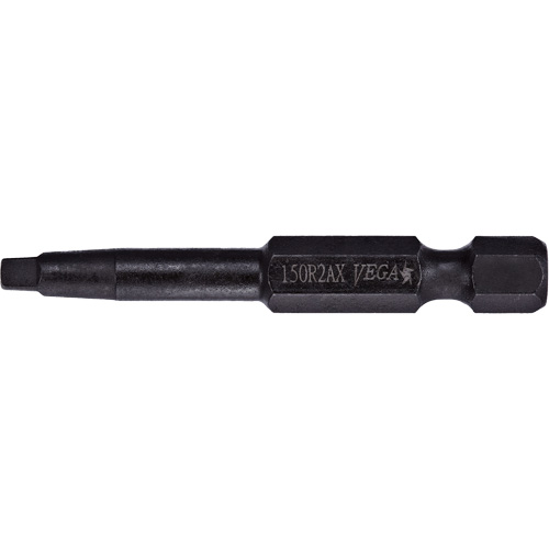 Embout extra dur pour outils &eacute;lectriques, Carr&eacute;e, Embout #3, Prise 1/4", Longueur 2" Rock Safety Industrial Ltd