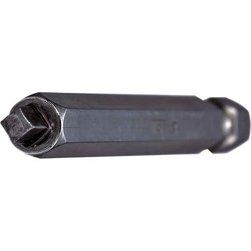 Two-Piece Construction Power Bit, Square, #1 Tip, 1/4" Drive Size, 2-3/4" Length Rock Safety Industrial Ltd