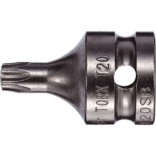 Socket Bit, Torx&reg; Tamper, 8 x 3/4" L, 1/4" Drive Rock Safety Industrial Ltd