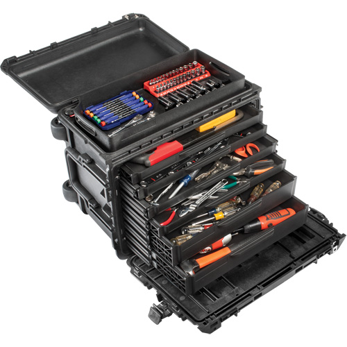 Gen 2 Mobile Tool Chest, 24" W, 6 Drawers, Black Rock Safety Industrial Ltd