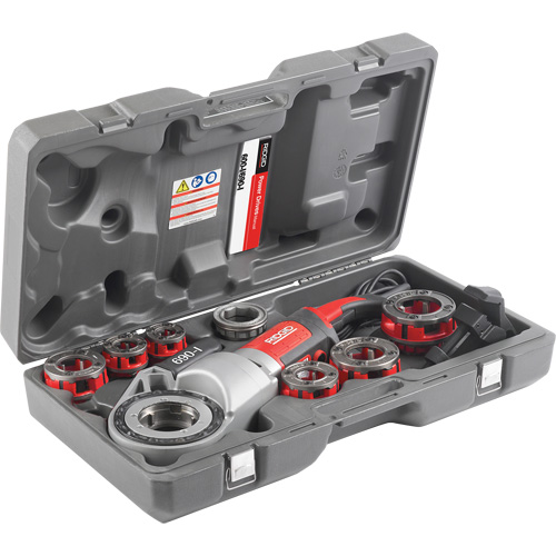 Syst&egrave;me de filetage motoris&eacute; manuel, 36 tr/min, Filetage de la tige 1/8" - 2" Rock Safety Industrial Ltd