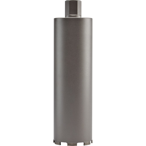 Diamond Ultra Dry Core Drill Bit, 2-1/2", 13" Depth of Cut, 1-1/4"-7 Thread Rock Safety Industrial Ltd