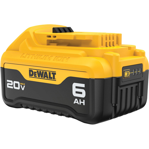 Max XR&reg; Premium Battery Pack, Lithium-Ion, 20 V, 6 Ah Rock Safety Industrial Ltd