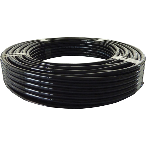 Tube pneumatique &agrave; longue dur&eacute;e de vie, Air, 0,375" DE x 100' lo, Nylon/Polyur&eacute;thane, Noir, 232 psi &agrave; 20°C Rock Safety Industrial Ltd