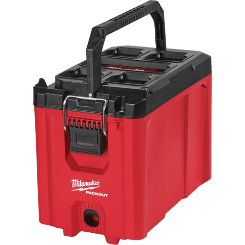 Coffre &agrave; outils compact Packout, 10" x 16-1/5" x 13", Noir/Rouge Rock Safety Industrial Ltd