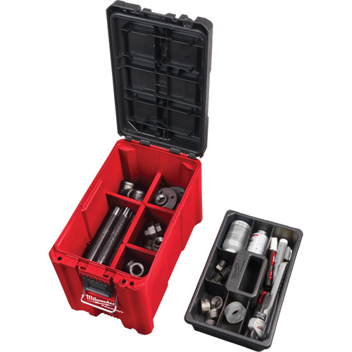 Coffre &agrave; outils compact Packout, 10" x 16-1/5" x 13", Noir/Rouge Rock Safety Industrial Ltd
