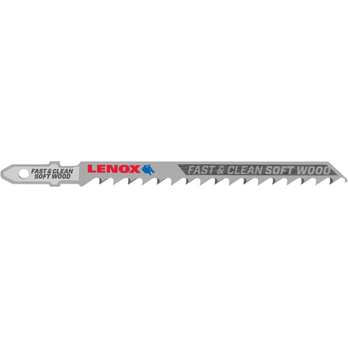Lame de scie sauteuse pour coupe nette, Bim&eacute;tal, Tige en T, 4" lo, 6 dents par pouce Rock Safety Industrial Ltd