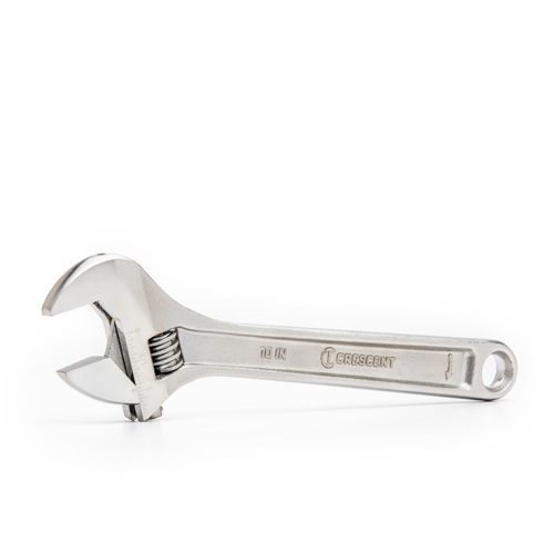 Cl&eacute; &agrave; molette — en boîte, 10" lo, la max. 1-5/16"/34 mm, Chrome Rock Safety Industrial Ltd