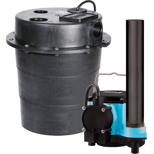 WRS Series Submersible Pump, 45 GPM, 115 V, 9 A, 1/3 HP Rock Safety Industrial Ltd