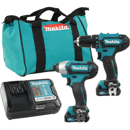 Ensemble de perceuse et tournevis &agrave; chocs sans fils, Lithium-ion, 12 V Rock Safety Industrial Ltd