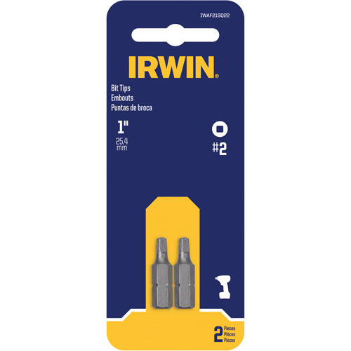 Insert Bits, Square, #2, 1/4" Drive Rock Safety Industrial Ltd