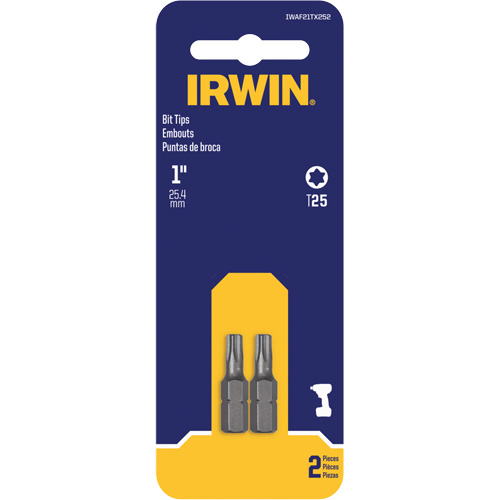 Embouts de tournevis &agrave; ins&eacute;rer, Torx, T-25, Prise 1/4" Rock Safety Industrial Ltd