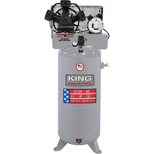 High Output Air Compressor, 50 Gal. (60 US Gal) Rock Safety Industrial Ltd