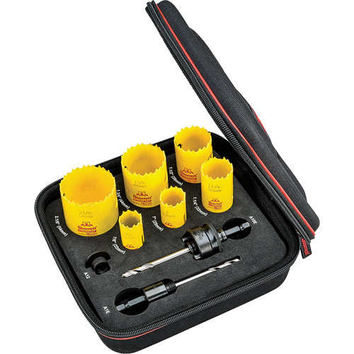 Deep Cut Hole Saw Kit, 9 Pieces Rock Safety Industrial Ltd