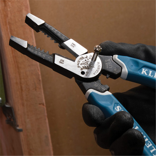 Outil polyvalent Klein-Kurve pour d&eacute;nuder, couper et sertir les fils, 8-1/4" lo, 8 - 20 AWG Rock Safety Industrial Ltd