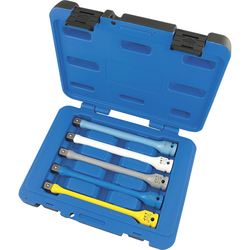 JTLE-5S Jeu de rallonges limiteurs de couple pour cl&eacute; &agrave; chocs, Prise 1/2", Couple de 65 lb-pi/80 lb-pi/100 lb-pi/120 lb-pi/140 lb-pi, Multiple Rock Safety Industrial Ltd