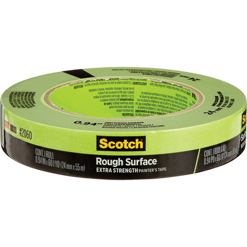 Scotch&reg; Rough Surface Painter's Tape 2060, 24 mm (1") x 55 m (180'), Green Rock Safety Industrial Ltd