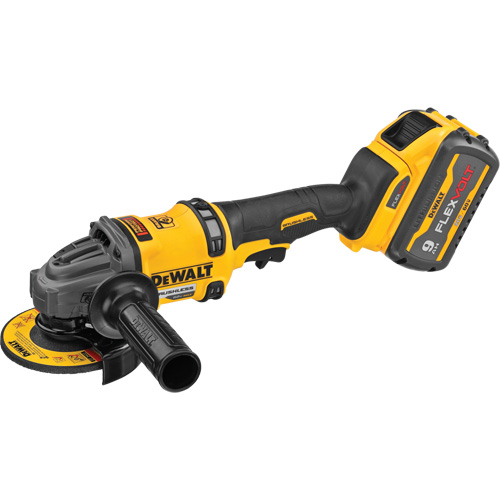 Ensemble de meuleuse sans balai FlexVolt Max avec frein antirecul, Roue de 4-1/2" - 6", 60 V Rock Safety Industrial Ltd
