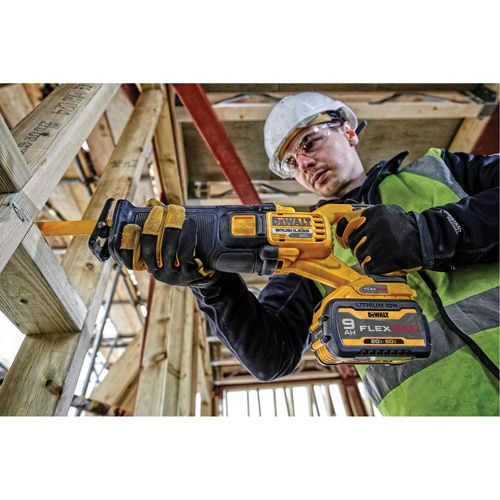 Scie alternative sans balai Max FlexVolt (outil seulement), 60 V, Lithium-ion Bloc-pile, 0-3000 coups/min Rock Safety Industrial Ltd