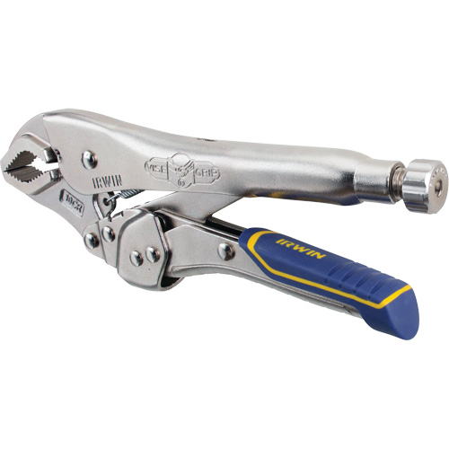 Pince-&eacute;tau avec coupe-fil Vise-Grip Fast Release 10WR, Longueur 10", M&acirc;choire courb&eacute;e Rock Safety Industrial Ltd