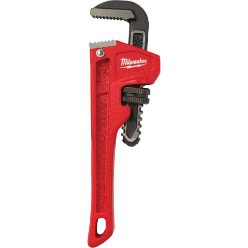 Cl&eacute; &agrave; tuyau, Cap des m&acirc;choires 3/4", Longueur 6", Fini Rev&ecirc;tement en poudre Rock Safety Industrial Ltd