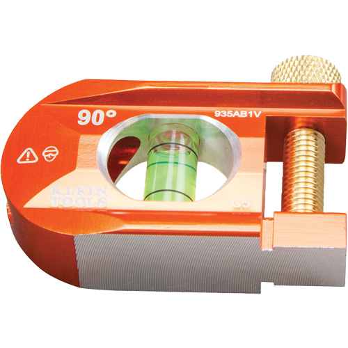 ACCU-BEND Level, 2.5" L, Aluminum, 1, Non-Magnetic Rock Safety Industrial Ltd