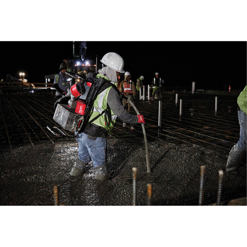 Ensemble vibrateur &agrave; b&eacute;ton &agrave; dos MX Fuel Rock Safety Industrial Ltd