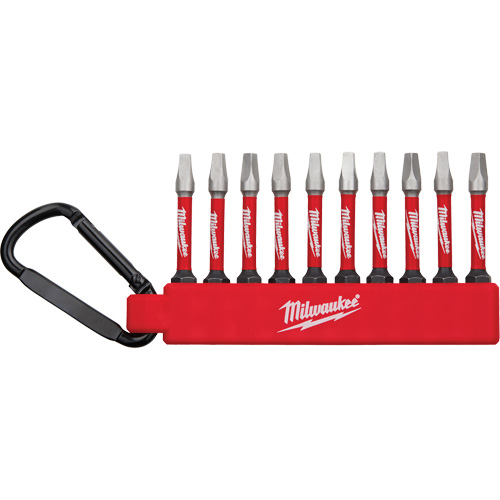 Jeu dembouts pour tournevis &agrave; chocs Shockwave, Carr&eacute;e, #2, Prise 1/4" Rock Safety Industrial Ltd