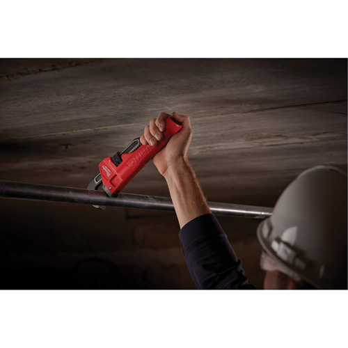 Cl&eacute; &agrave; tuyau adaptable Cheater, Cap des m&acirc;choires 2-1/2", Longueur 18"/24"/10", Fini Rev&ecirc;tement en poudre, Prise Ergonomique Rock Safety Industrial Ltd