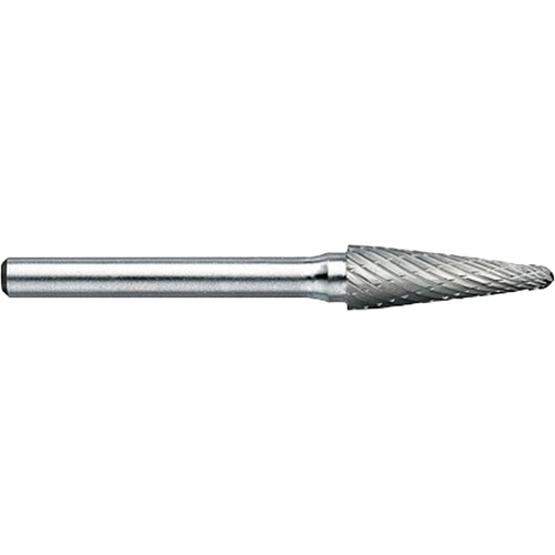 DRILLCO Magnum Double Cut Solid Carbide Burr, SL-3, 3/8" Dia., 1/4" Shank, 1-1/16" Depth of Cut Rock Safety Industrial Ltd