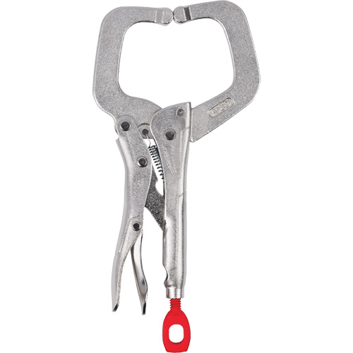 Torque Lock Locking C-Clamp with Regular Jaws, 6" (152 mm) Capacity Rock Safety Industrial Ltd