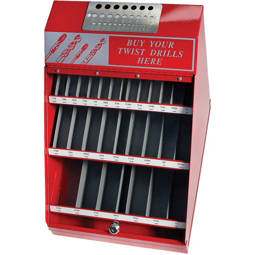 Drillco&reg; Fractional Drill Bit Display Set, 540 Pieces Rock Safety Industrial Ltd