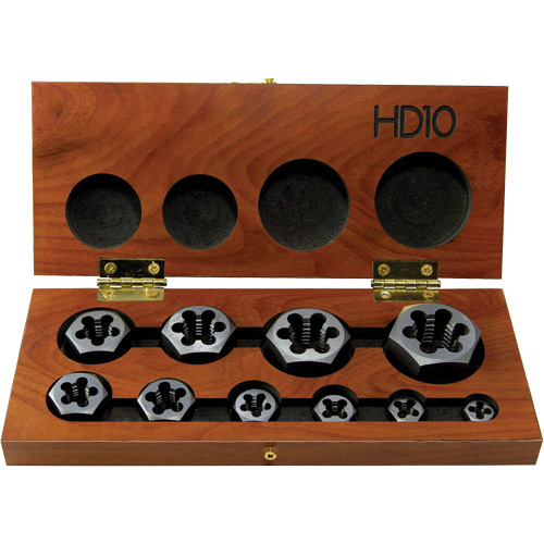 DRILLCO Hex Threading Die Set, 10 Pieces Rock Safety Industrial Ltd