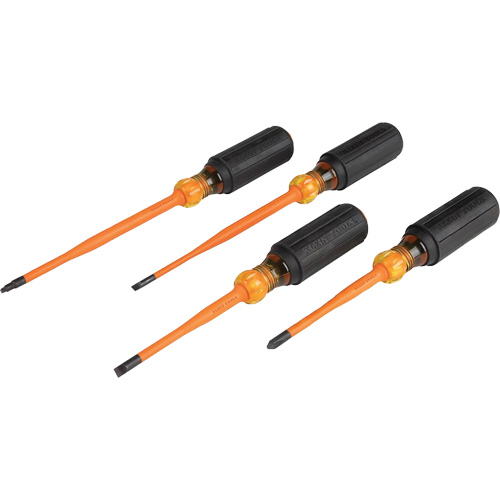 Jeu de tournevis isol&eacute;s &agrave; pointe mince, 1000 V, 4 M Rock Safety Industrial Ltd