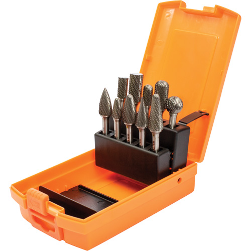 Jeu de fraises au carbure DC, 10 morceaux Rock Safety Industrial Ltd