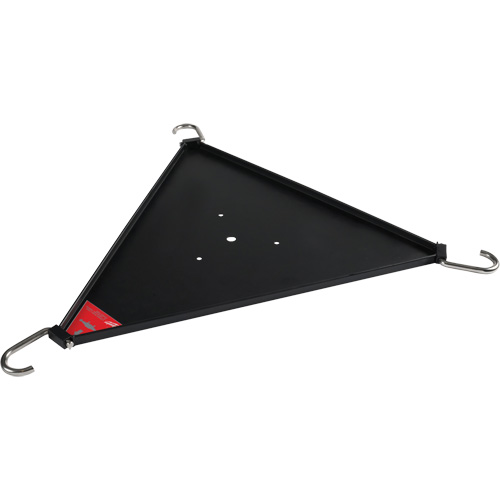 Tablette inf&eacute;rieure pour tr&eacute;pied de nivellement de 6 po avec &eacute;tau &agrave; chaîne Rock Safety Industrial Ltd