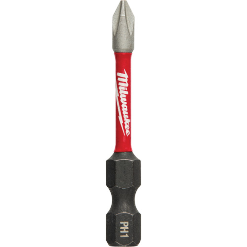 Embouts &agrave; percussion Shockwave Impact-Duty, Phillips, Embout #1, Prise 1/4", Longueur 2" Rock Safety Industrial Ltd
